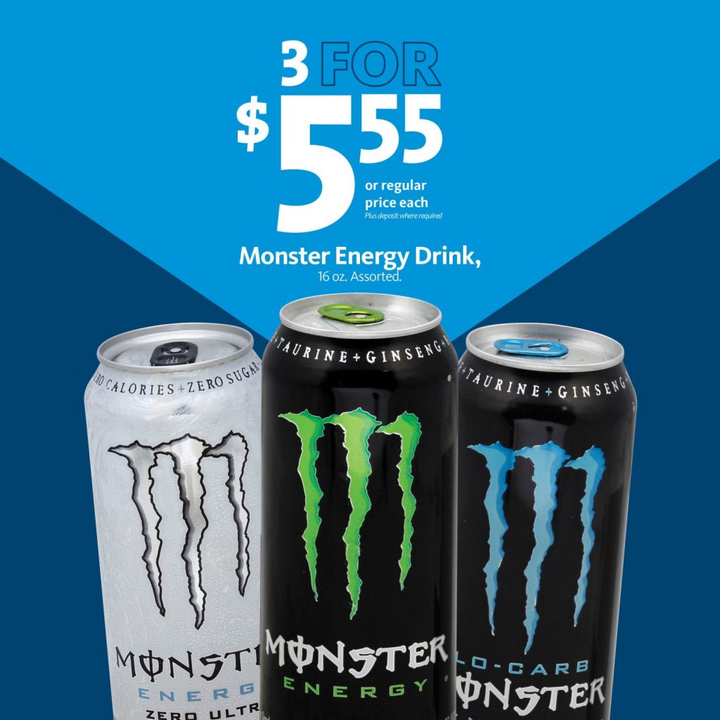 Express - Monster Energy Drink 3/$5.55 