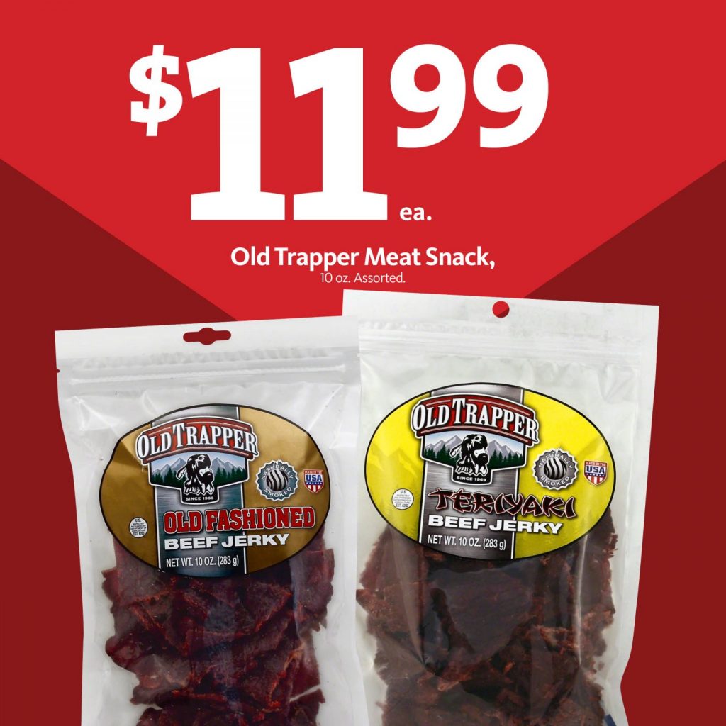 Express - Old Trapper Beef Jerky $11.99 