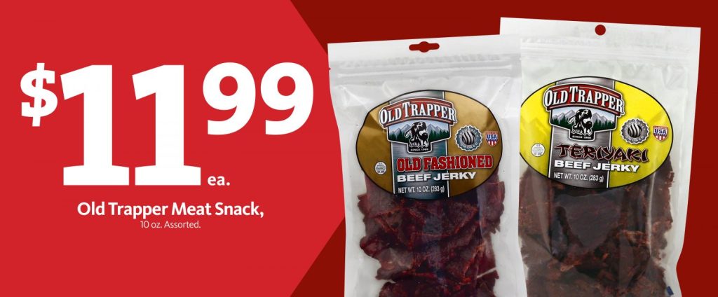 Express – Old Trapper Beef Jerky $11.99