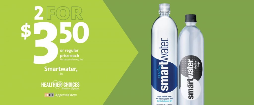 Express – BeFit smartwater 2/$3.50