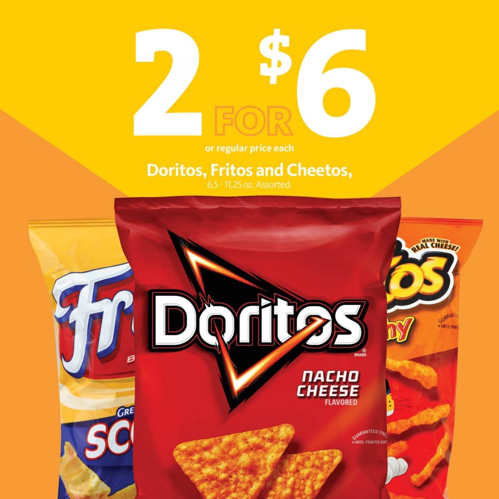 Express - Frito Lay Chips 2/$6