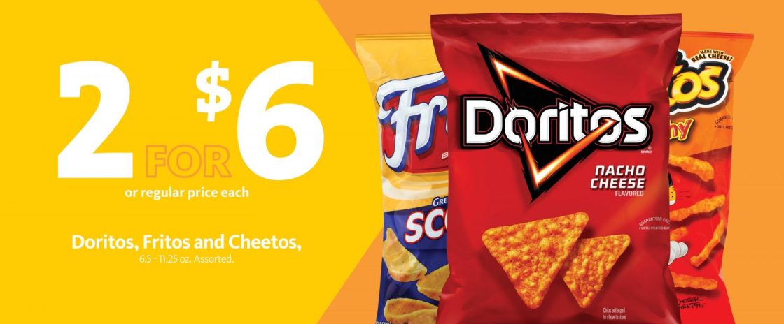 Express – Frito Lay Chips 2/$6