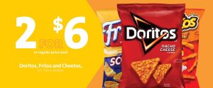 Express - Frito Lay Chips 2/$6