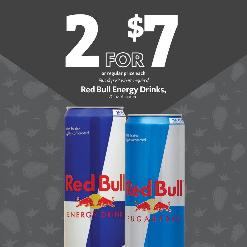 Express - Red Bull 20-oz 2/$7