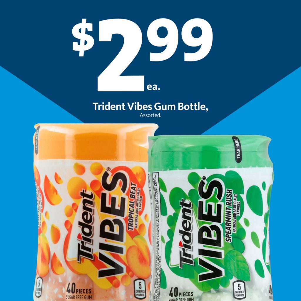 Express - Trident Vibes Gum $2.99 