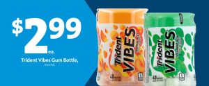 Express - Trident Vibes Gum $2.99