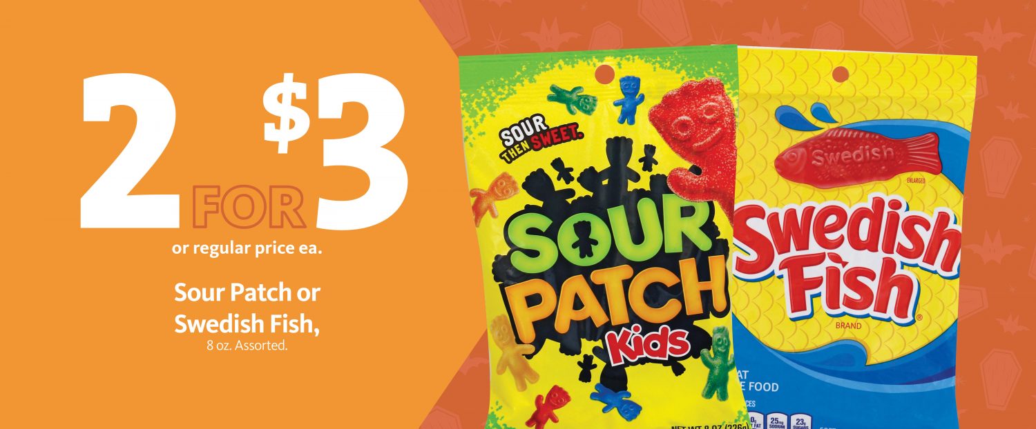 Express - Sour Patch & Swedish Fish 2/$3