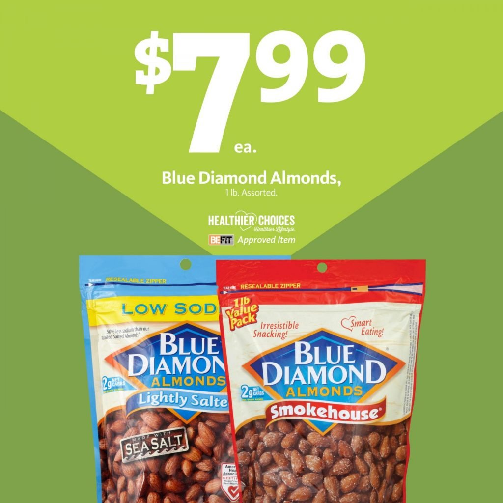 Express - BeFit Blue Diamond Almonds $7.99