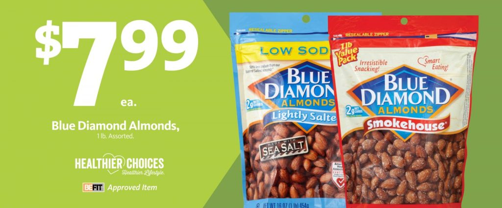 Express – BeFit Blue Diamond Almonds $7.99