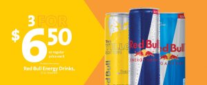 Express - Red Bull 3/$6.50