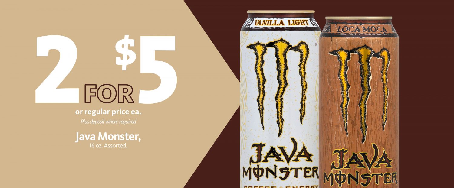 Express - Java Monster 2/$5