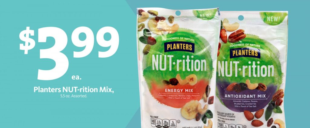 Express – Planters Nut-rition Mix $3.99