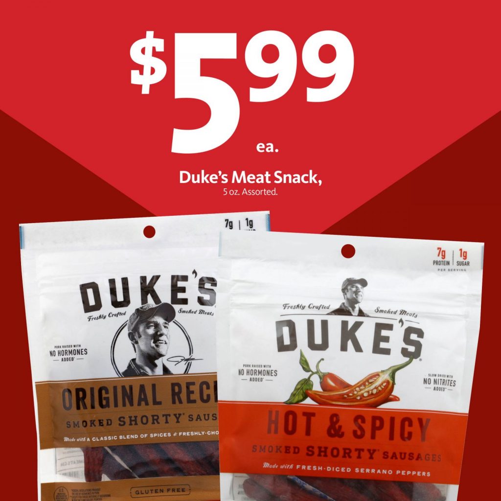 Express - Duke's Meat Snacks $5.99