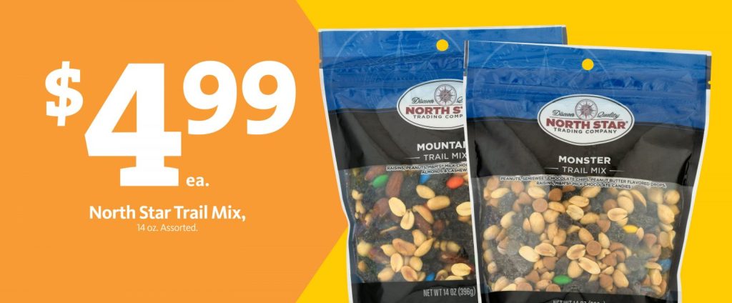 Express – North Star Trail Mix $4.99