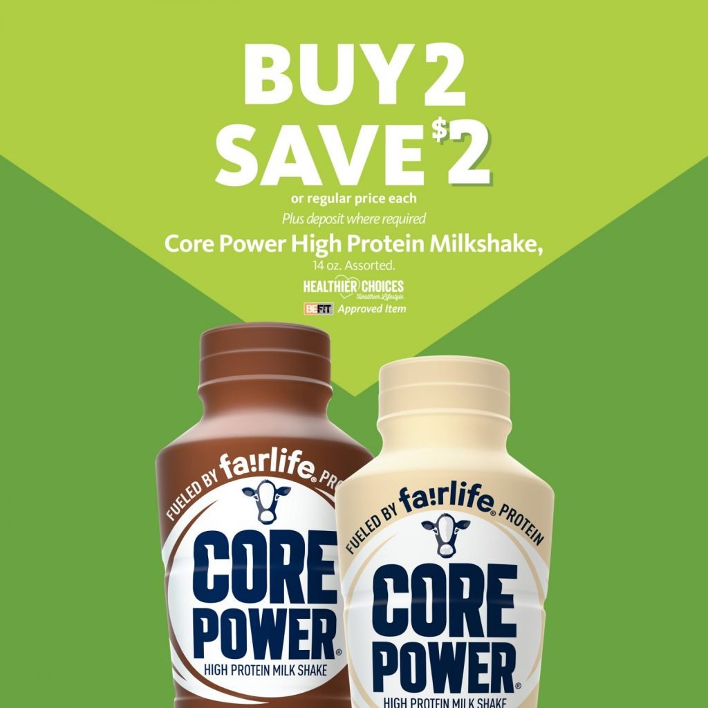 Express - Core Power High Protein Milk Shake Buy 2, Save $2