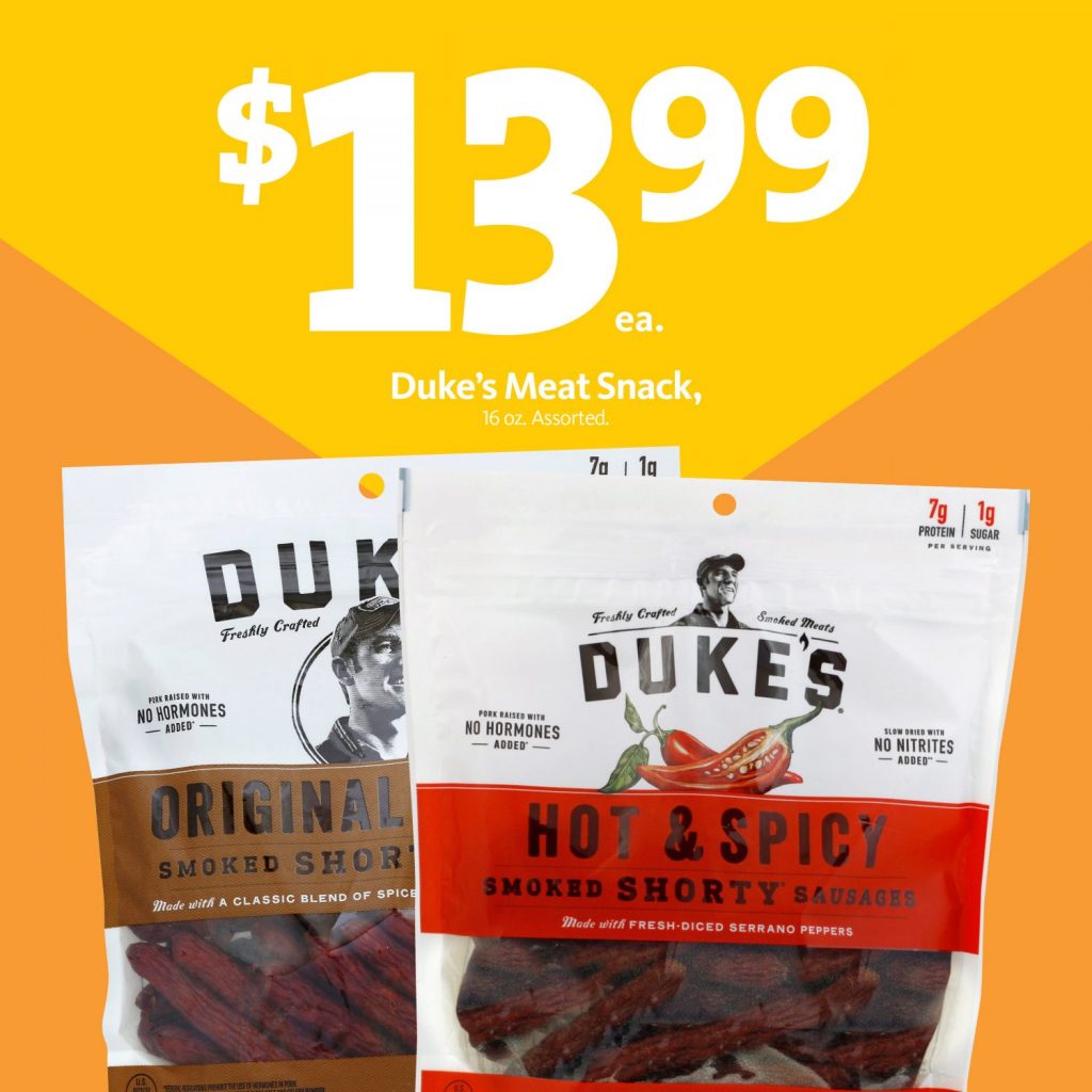 Express - Duke's Meat Snacks $13.99