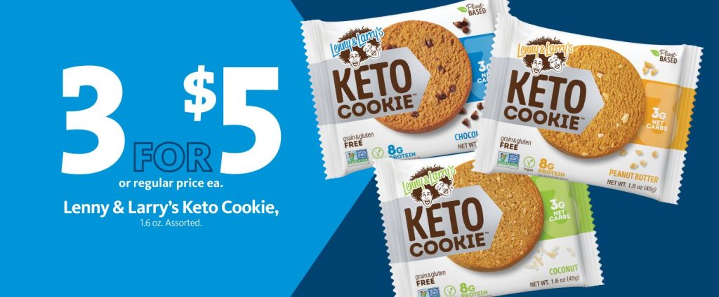 Express – Lenny & Larry’s Keto Cookies 3/$5