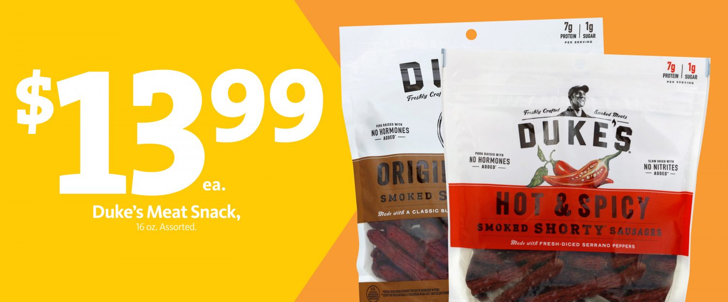 Express - Duke's Meat Snacks $13.99