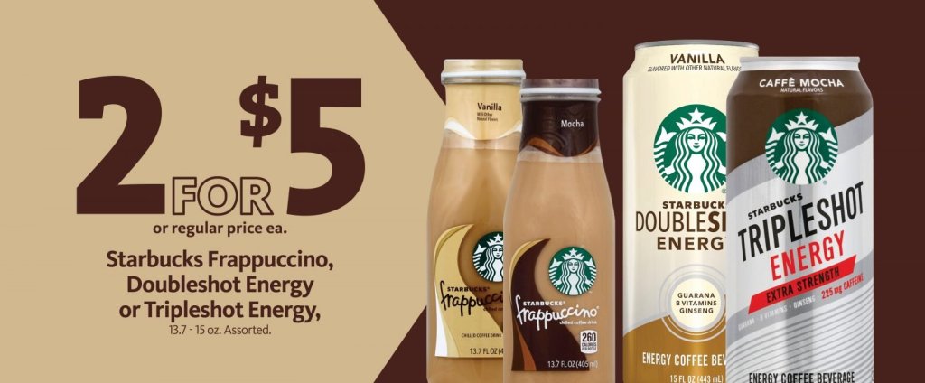 Express – Starbucks Coffee 2/$5