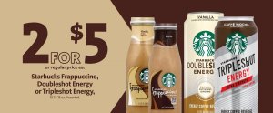 Express - Starbucks Coffee 2/$5