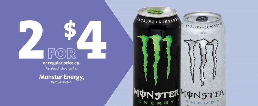 Express – Monster Energy Drink 2/$4