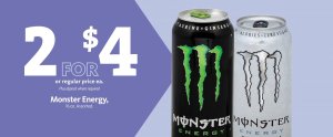 Express - Monster Energy Drink 2/$4