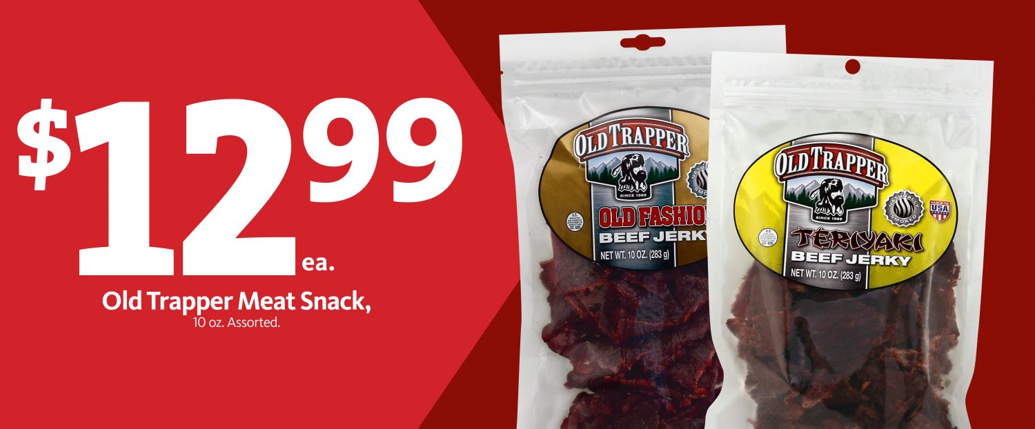 Express - Old Trapper Beef Jerky $12.99