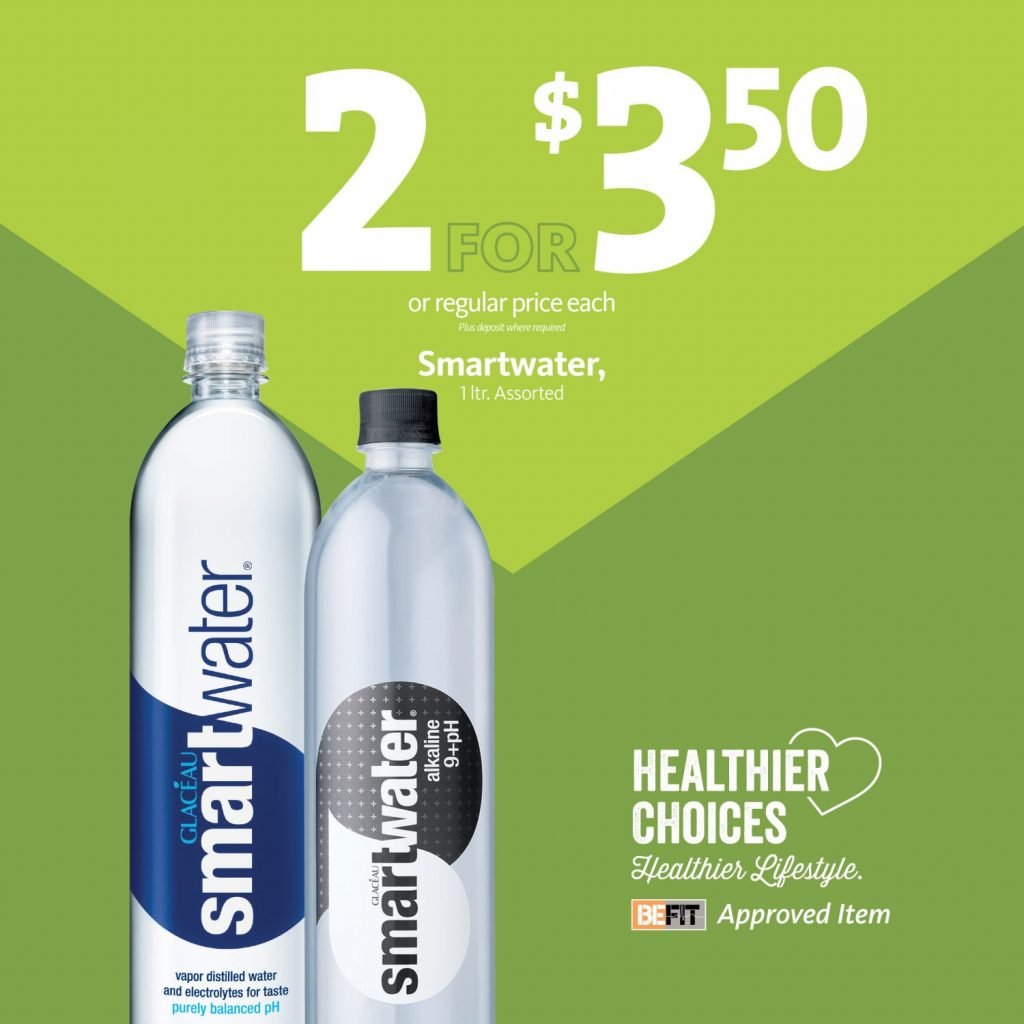 Express - Be Fit smartwater 2/$3.50 