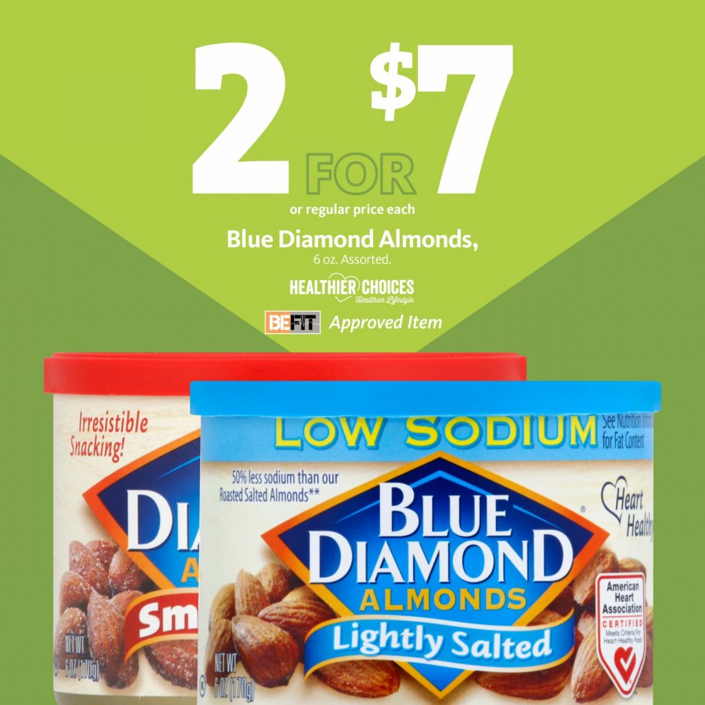 Express - Be Fit Blue Diamond Almonds 2/$7