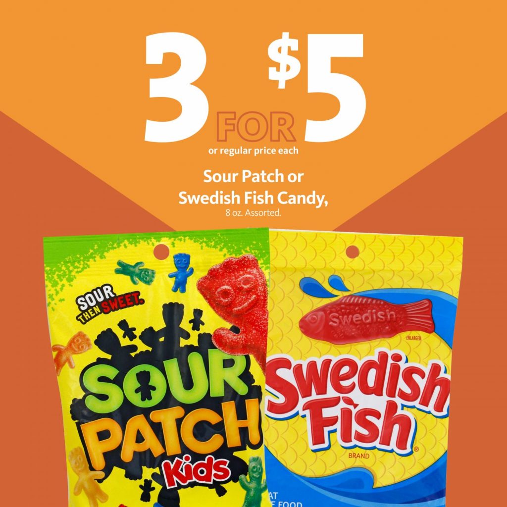 Express - Sour Patch Kids & Swedish Fish 3/$5