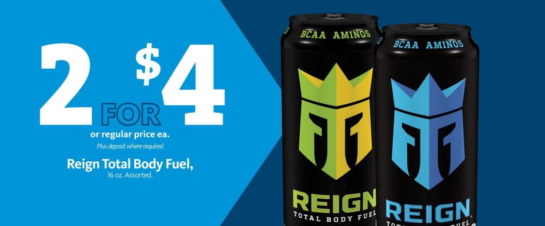Express – Reign Total Body Fuel 2/$4