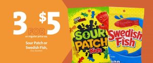 Express - Sour Patch Kids & Swedish Fish 3/$5