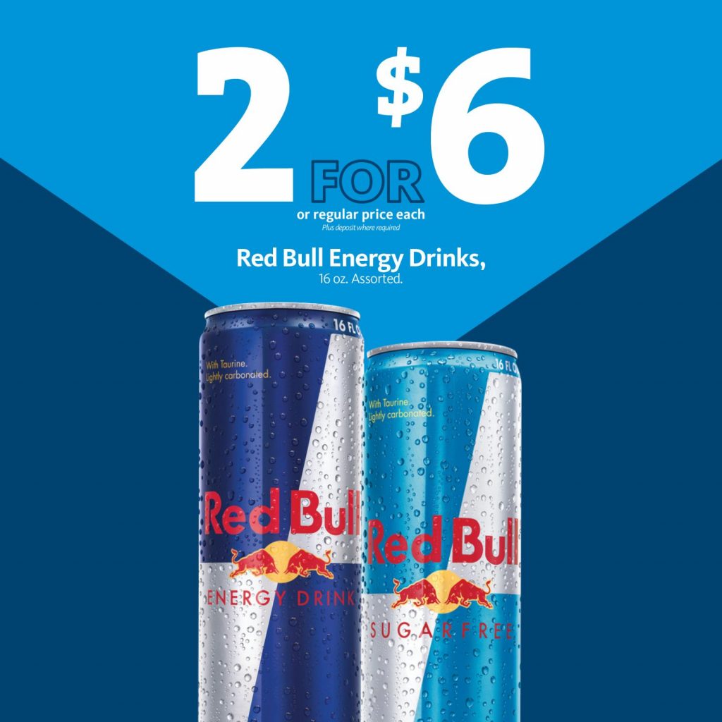 Express - Red Bull Energy Drink 2/$6