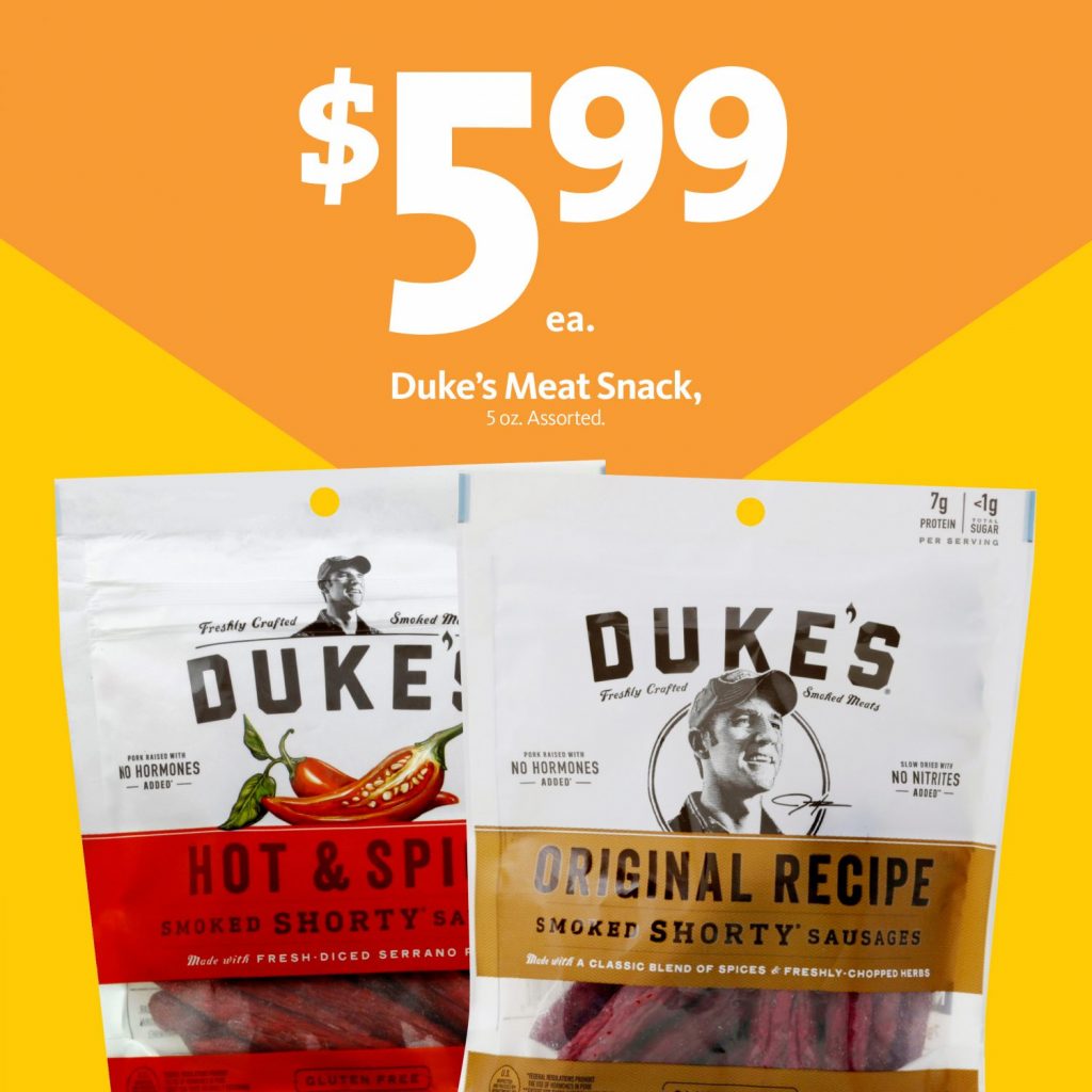 Express - Duke's Meat Snacks $5.99