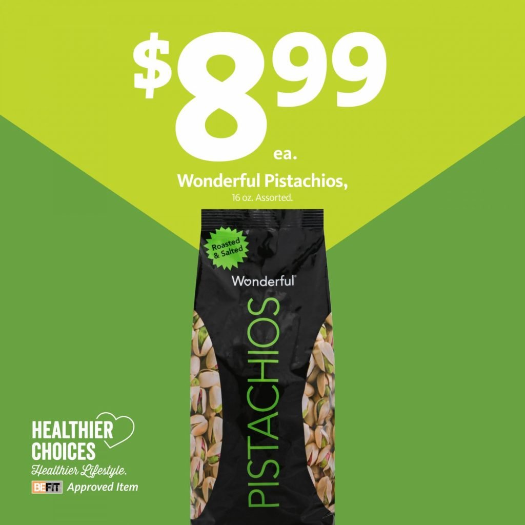 Express - Wonderful Pistachios $8.99