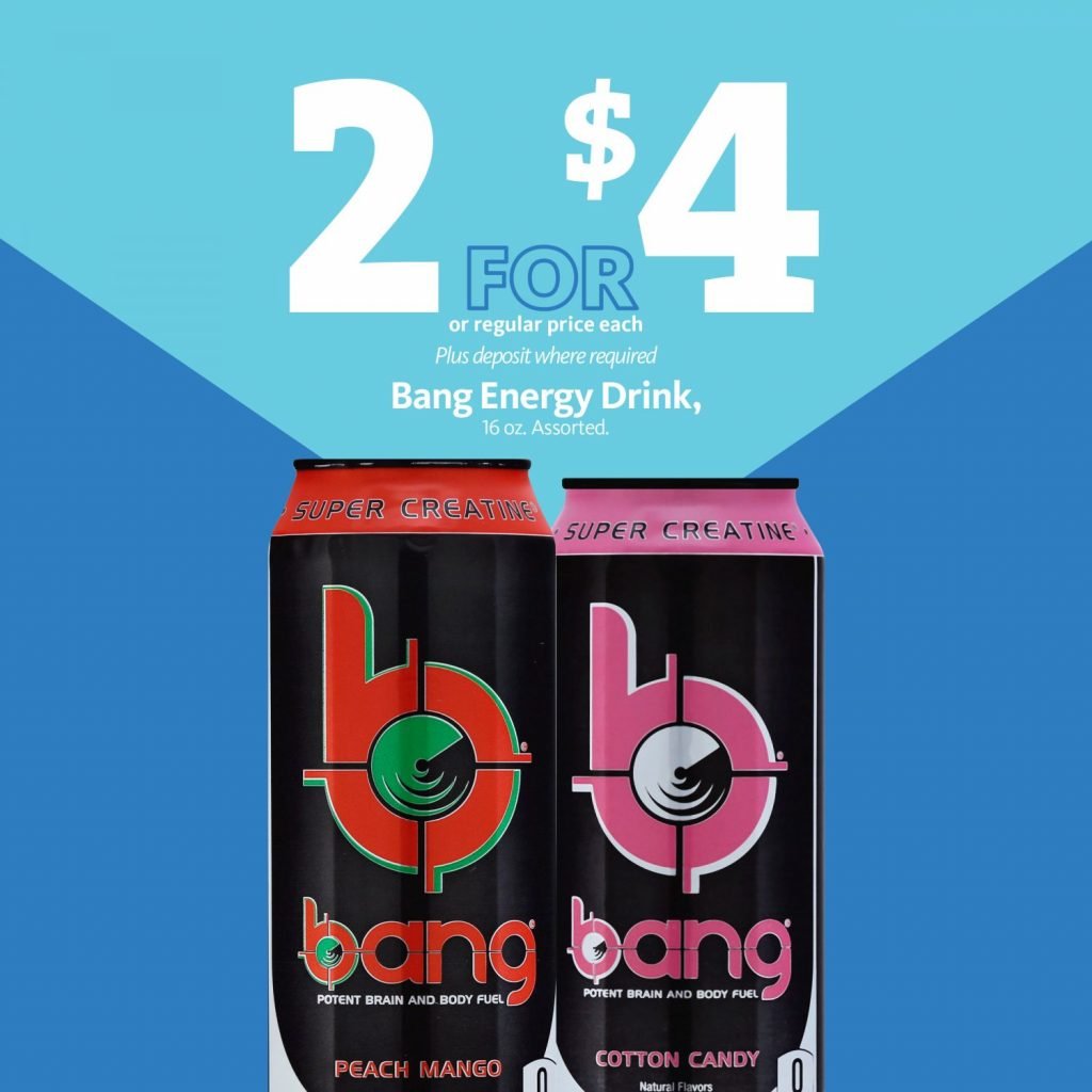 Express - Bang Energy Drinks 2/$4