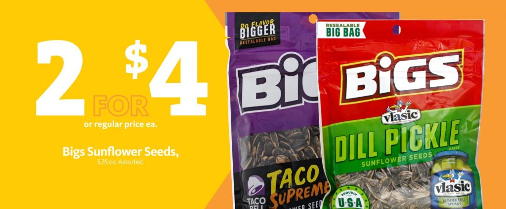 Express – BIGS Sunflower Seeds 2/$4