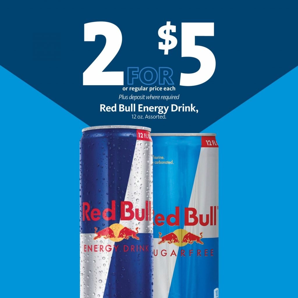 Express - Red Bull Energy Drink 2/$5