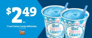 Express - F'real Cotton Candy Milkshake $2.49