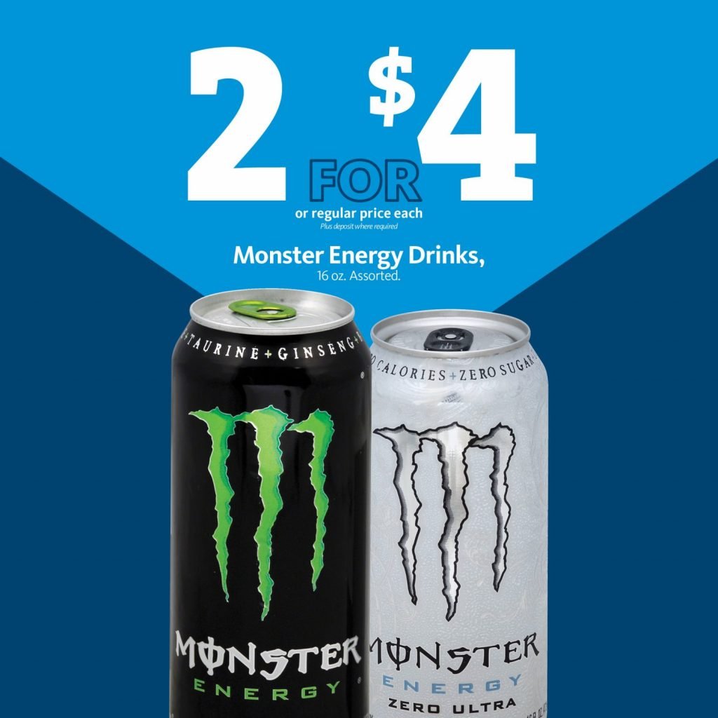 Express - Monster Energy Drink 2/$4 