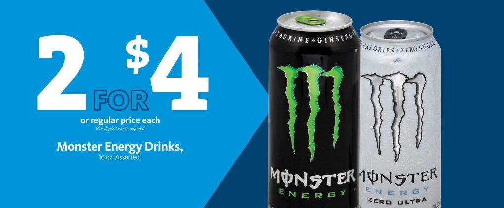 Express – Monster Energy Drink 2/$4