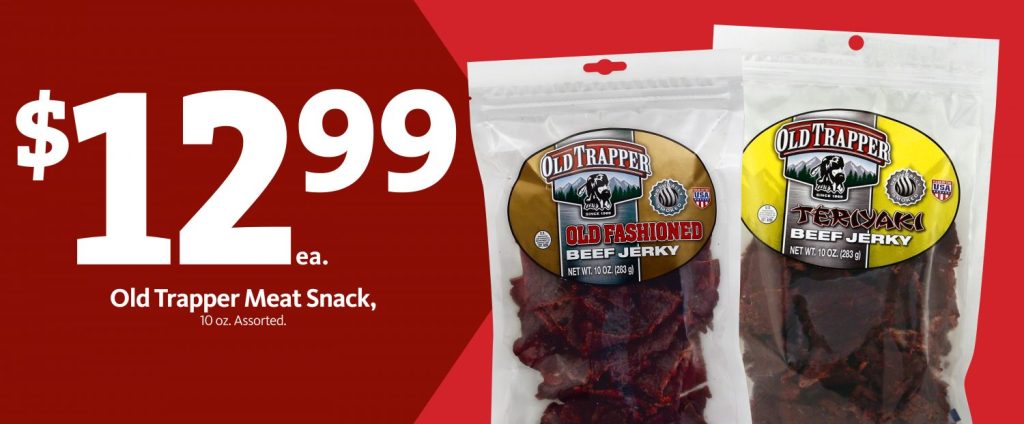 Express – Old Trapper Beef Jerky $12.99