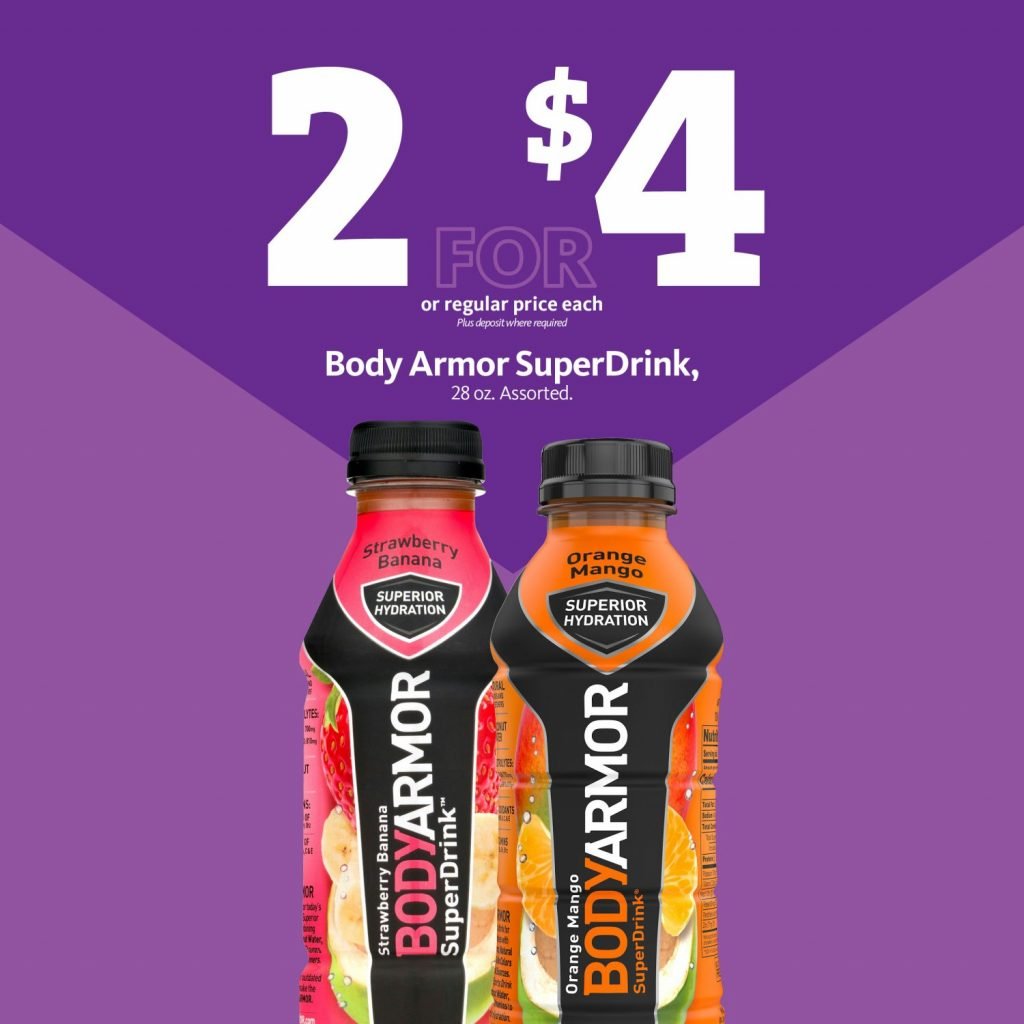 Express - BODYARMOR Super Drink 2/$4