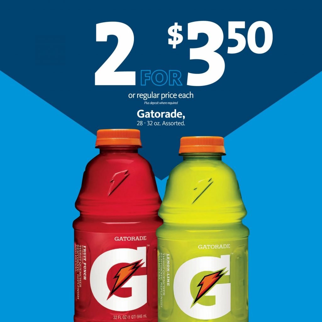 Express - Gatorade 2/$3.50