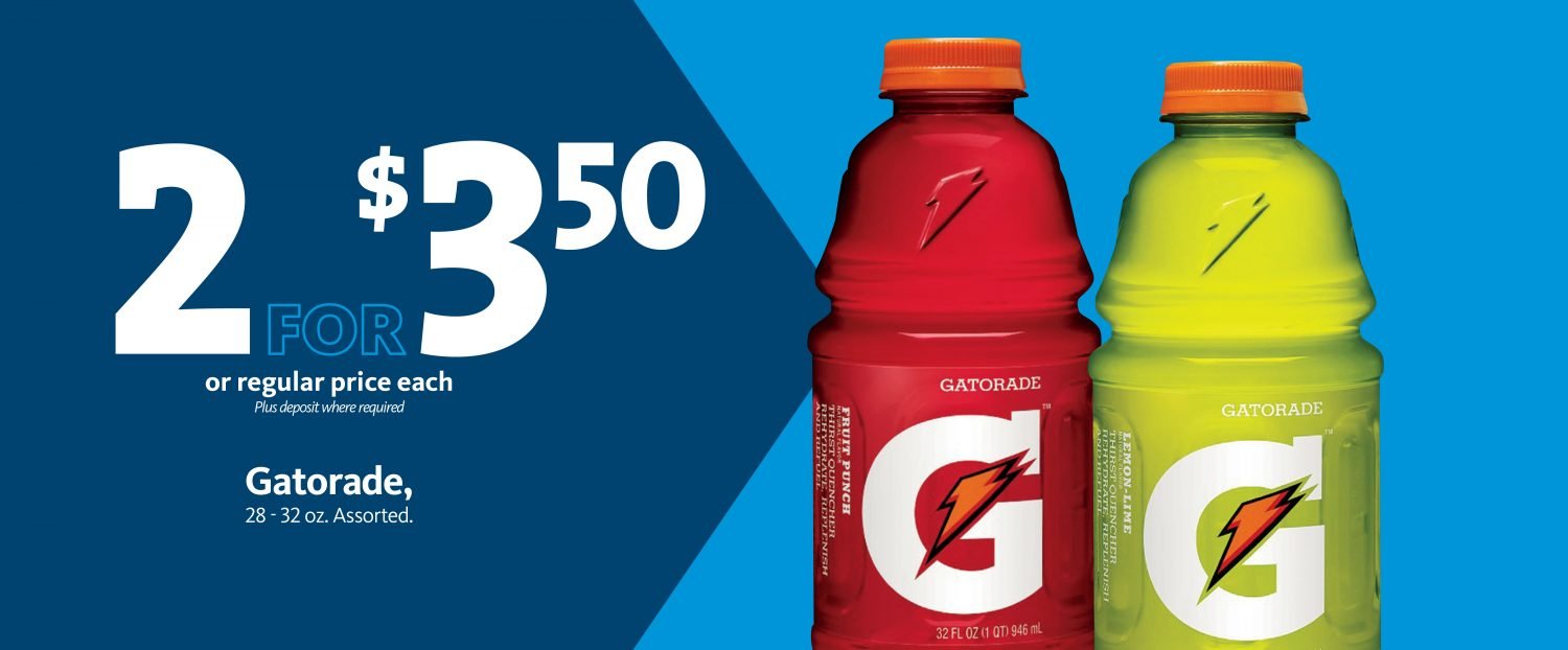 Express - Gatorade 2/$3.50