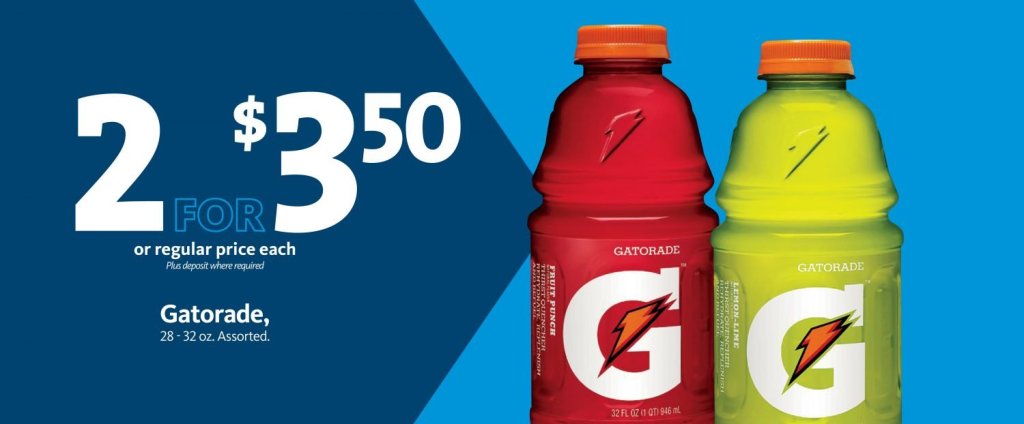Express – Gatorade 2/$3.50
