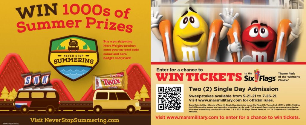 Express – Mars Wrigley Never Stop Summering Sweepstakes