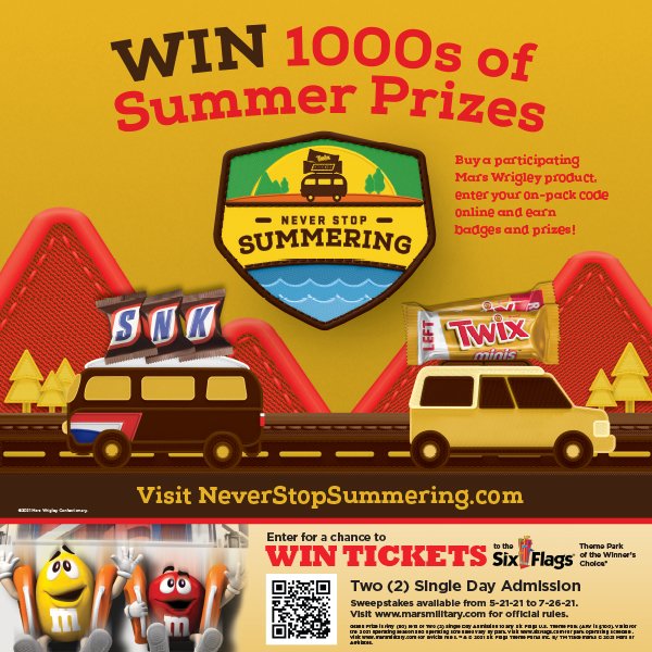 Express - Mars Wrigley Never Stop Summering Sweepstakes