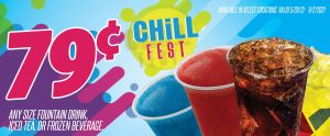 Express - Chill Fest 79¢ Drinks