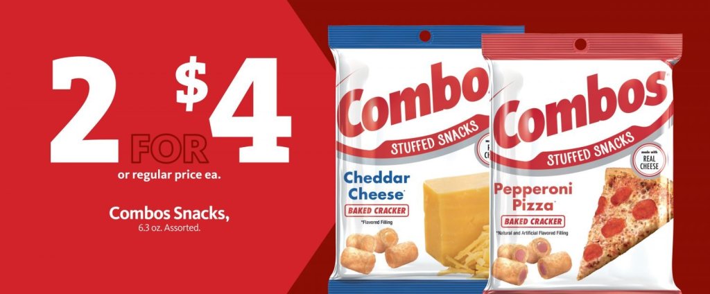 Express – Combos Baked Snacks 2/$4
